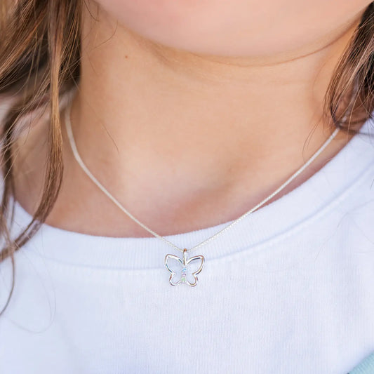 Butterfly Necklace in Sterling