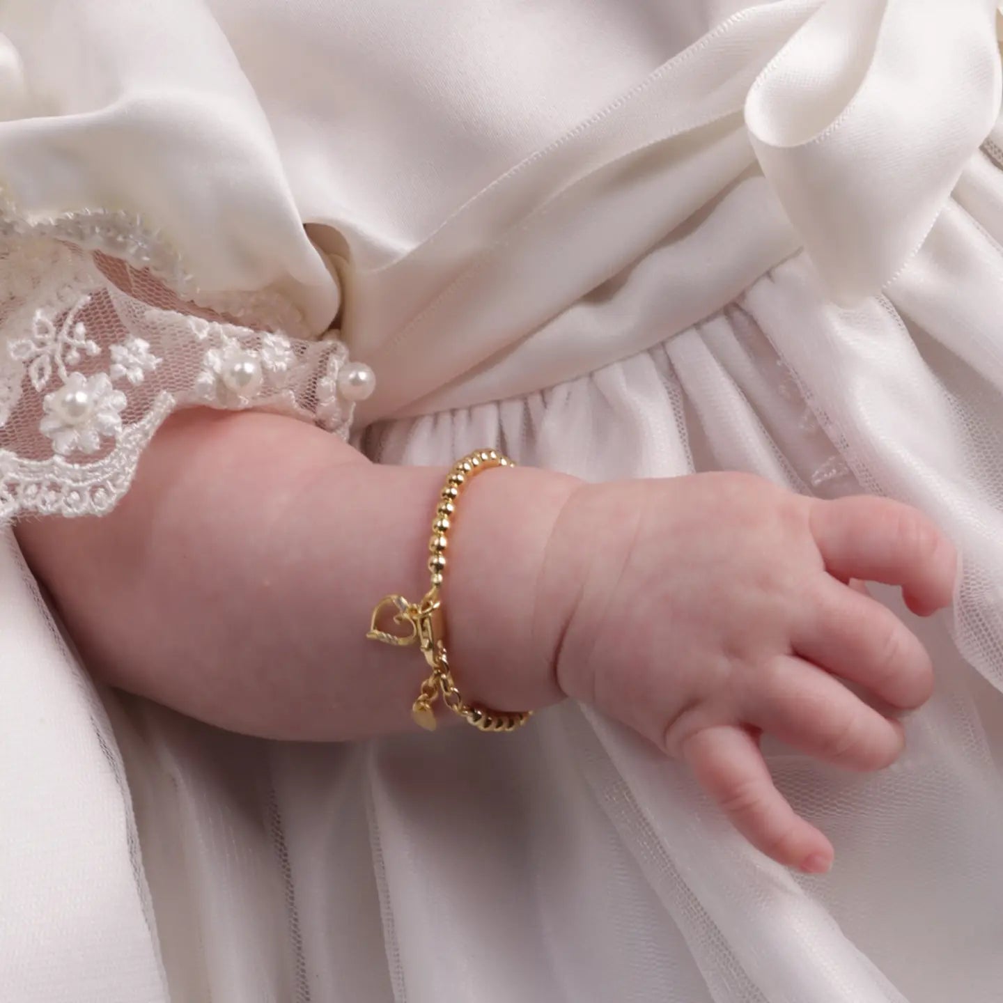 Brilliant Heart Bracelet 14k