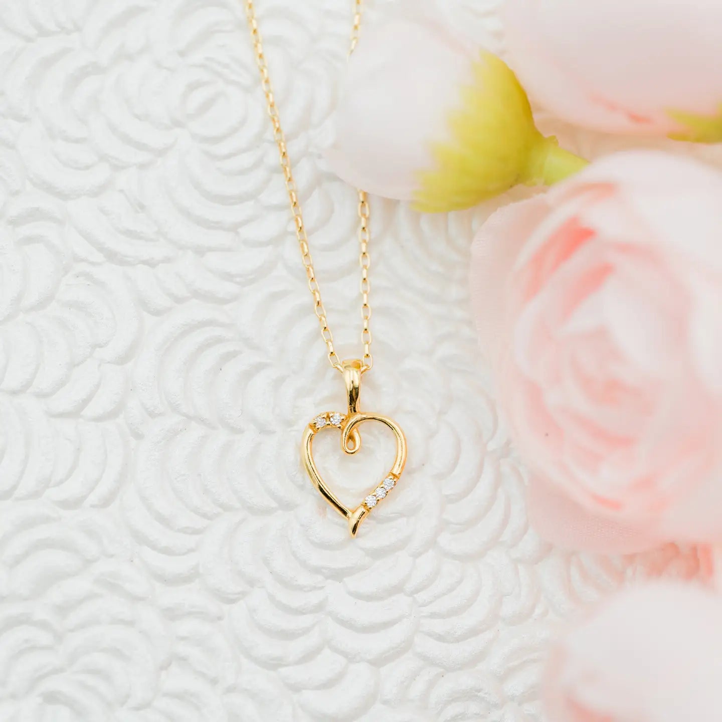 Brilliant Heart in 14k