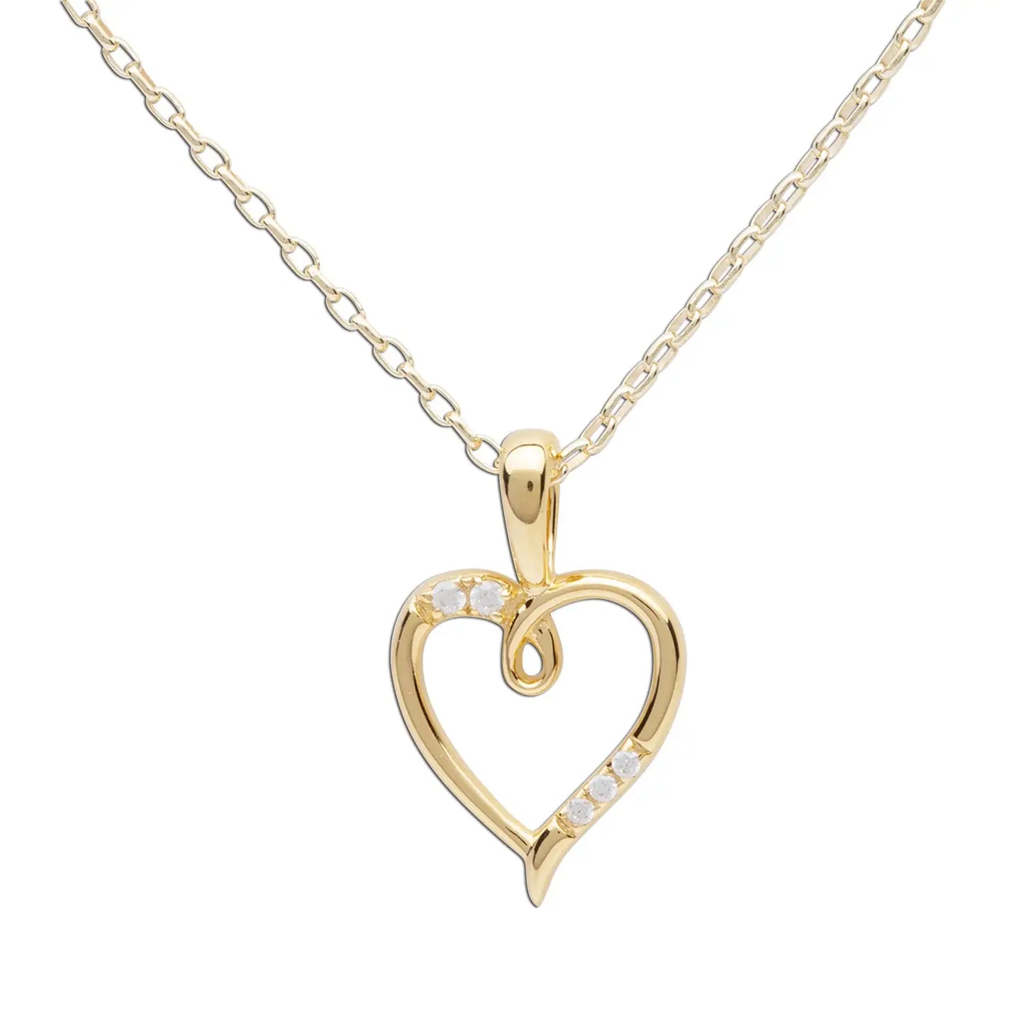 Brilliant Heart in 14k